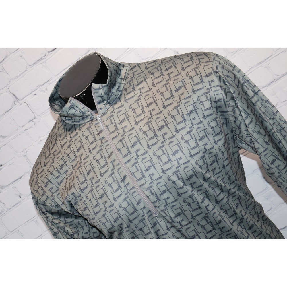 Marmot 1/4 Zip Golf Pullover Shirt Mens XXL Geometric Long Sleeve Polyester